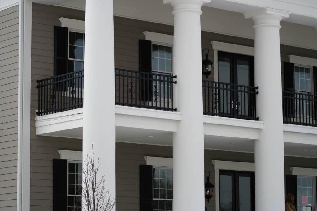 outdoor handrail installation for balcony in Indianapolis