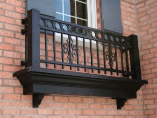 outdoor railing installation in Indianapolis