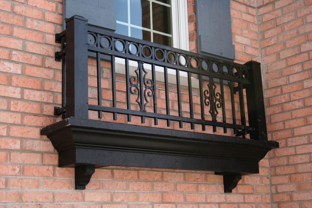 outdoor railing installation in Indianapolis