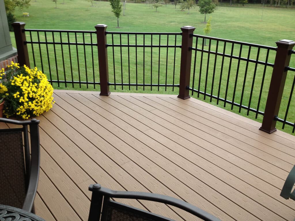 company for installation metal railing on deck in Indianapolis