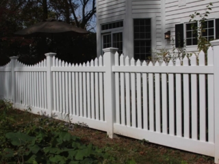 White vinyl picket fence company around Indianapolis