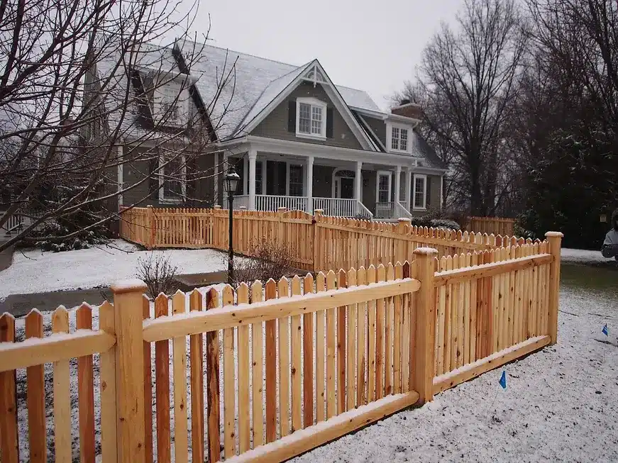 wood fence installation around Indianapolis