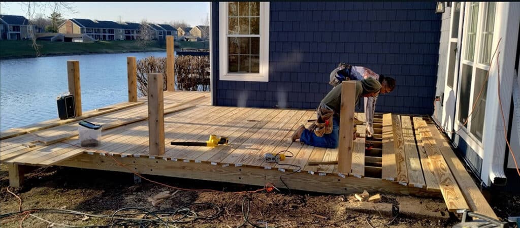 Deck construction services in Indianapolis