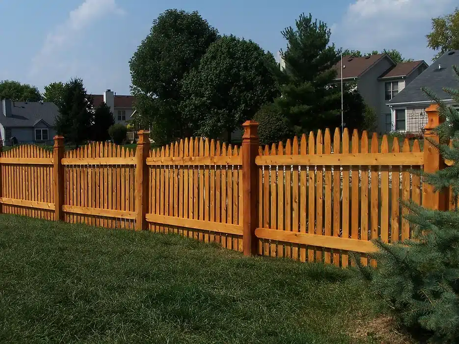 wooden picket fence construction in Indianapolis