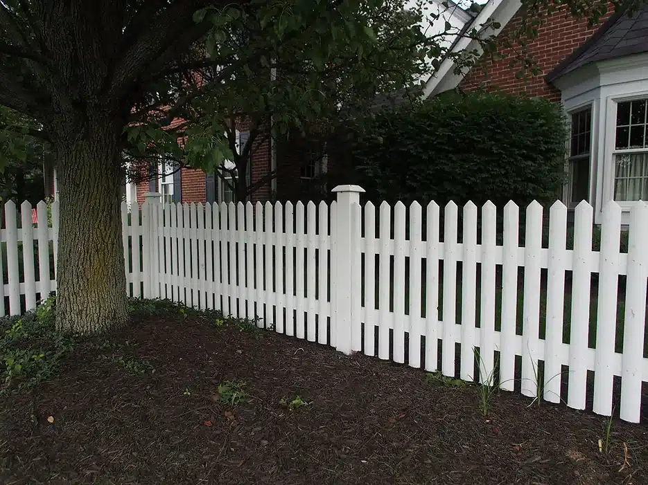 semi private wood fence installation around Indianapolis