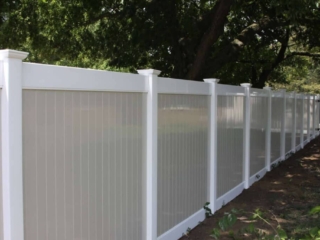 vinyl privacy fence installation in Indianapolis