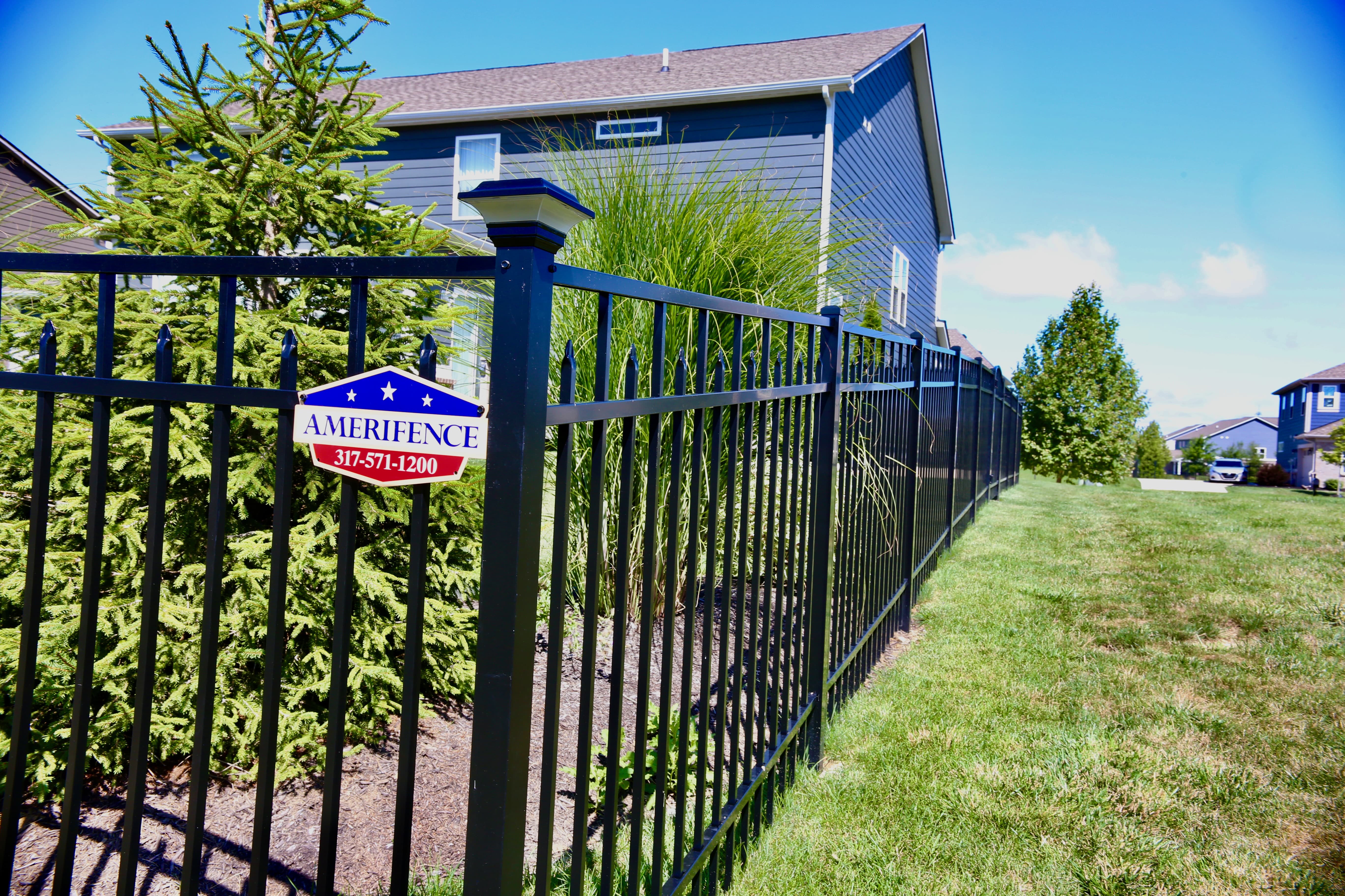 Aluminum fencing installation services in Indianapolis