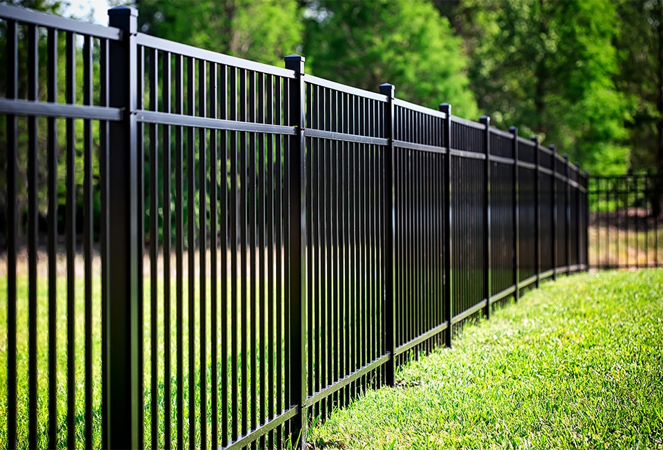 Aluminum fence installation services in Indianapolis, IN