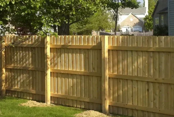 Discounted cedar privacy fencing around Indianapolis